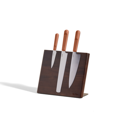 Walnut Knife Block